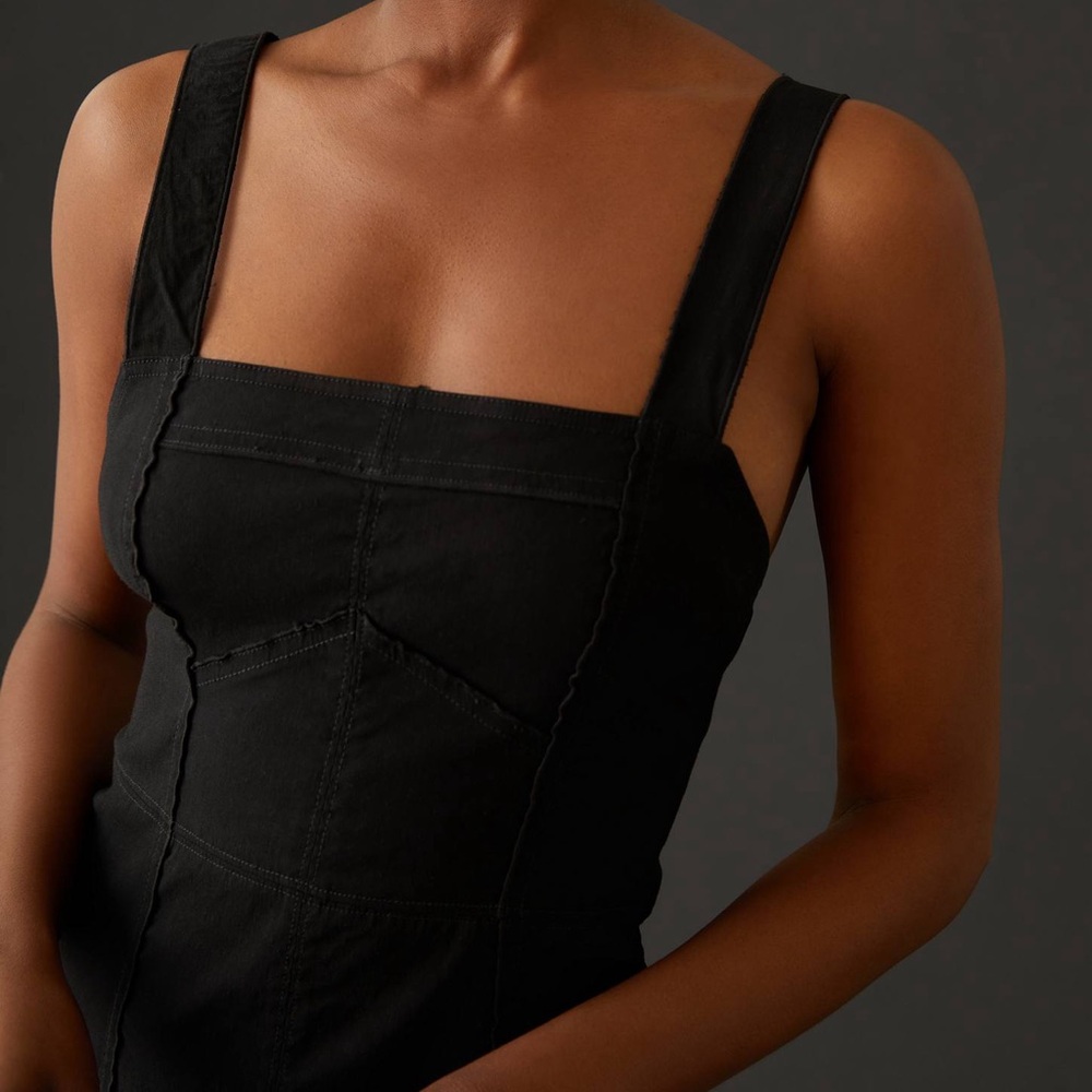 By Anthropology Hour Glass Mini Dress Dark Academia School Girl Gothic Size 6